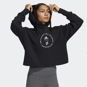 Adidas X Peloton Crop Hoodie Women's NWOT